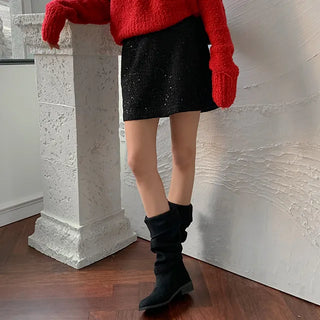 sequin skirt