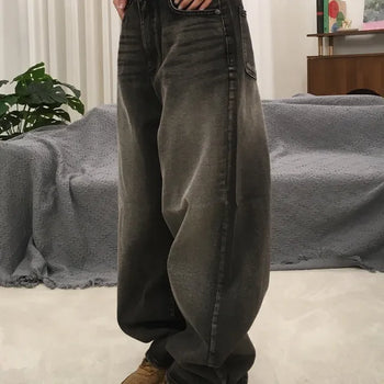 Snap Button Black Denim