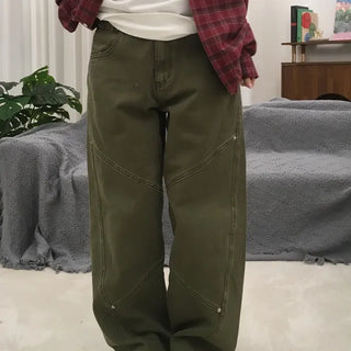 Pigment Curved Dyed Pants