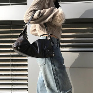 Vintage Baguette Shoulder Crossbody Bag