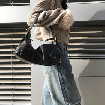 Vintage Baguette Shoulder Crossbody Bag
