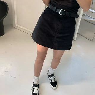 Corduroy Skirt Pants