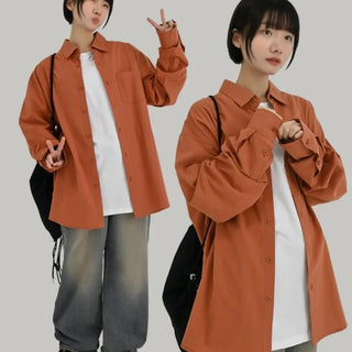 [UNISEX] Leuen Washed Shirt