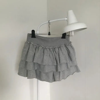 Tiered Mini Skirt