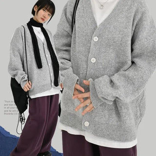 [UNISEX] Bird V-neck Cardigan