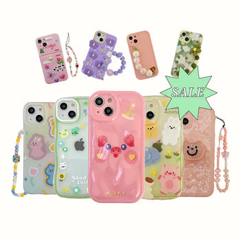 Lovely Keyring Strap Set iPhone Case  Collection