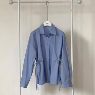 Side Ribbon Cut Shirt