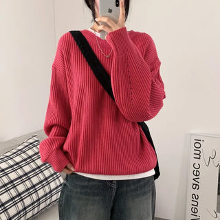[Spring ver./Loose Fit] Daily Basic Hazzi Balloon Fit Round Knit (7 colors)