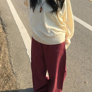 Raglan V-neck Knit