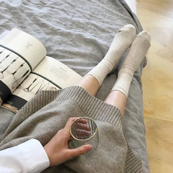 Autumn Ribbed Socks -