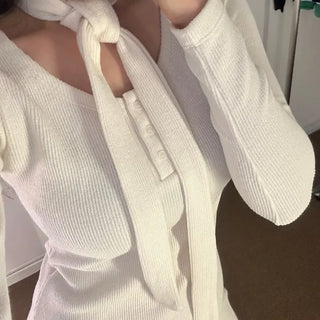 Eve Scarf Knit Dress SET
