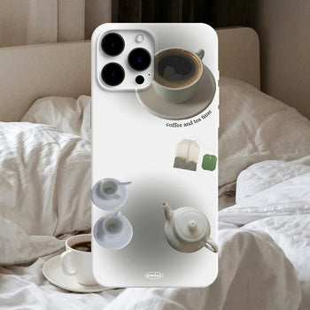 Coffee & Tea Teacup Vintage Mood Hard iPhone Case