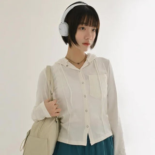 Melang Toto Button Hoodie