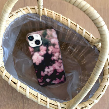 Pinkple Subtle Color Flower Translucent iPhone Case