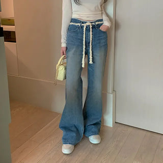 Blue strap denim