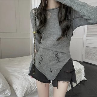 Vintage Cut-off Damaged Knit