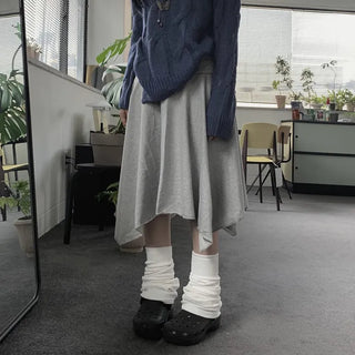 hooa unbalanced layered midi sk