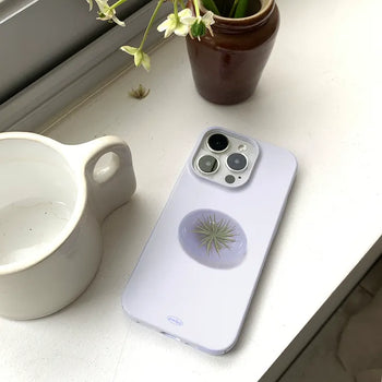 Round Flowerpot Aesthetic Matte Hard iPhone Case