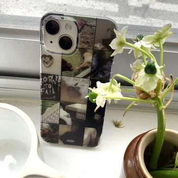 Instagram Square Aesthetic Photo Translucent iPhone Case