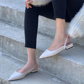 More Than Stiletto Slingback Flat Shoes