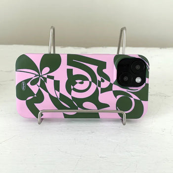 Green Pink Aesthetic Pattern Hard iPhone Case