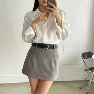Lemès Mini Suit Casual Skirt