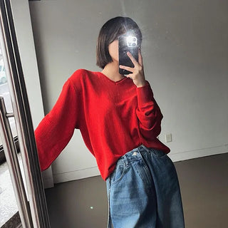 Aol V-neck Cashmere Knit