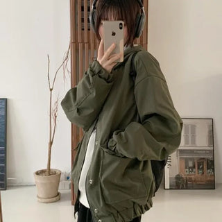 [UNISEX] One Two Hooded Field Jacket