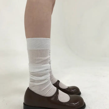 Basic knee socks (2 colors)
