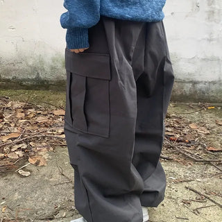 Nylon Big Cargo Pants
