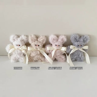 Lovely Minky Ribbon Chenille Doll Hand-made Lovely Minky Ribbon Doll 4 Styles