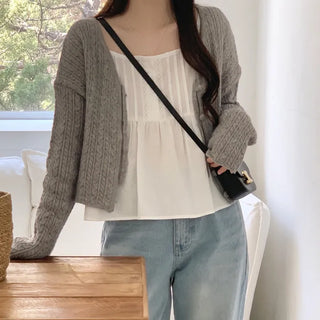 Ribbon Bolero Cardigan