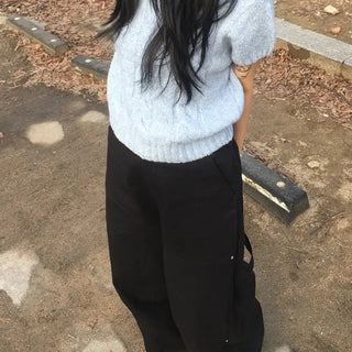 Pintuck Carpenter Pants