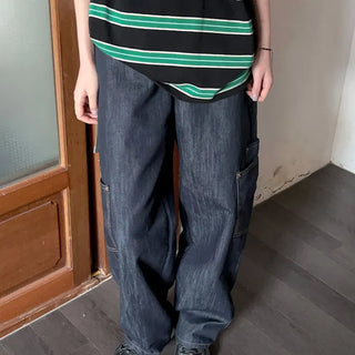 Bows Pocket Denim