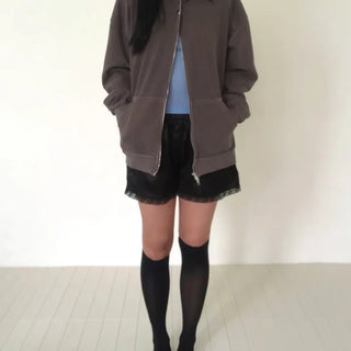 See-through knee socks