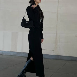 Use Snap Corduroy Long Skirt