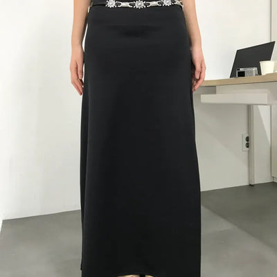 Spandex maxi skirt (2 colors)