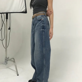 Domingo Wide Denim Pants (2 colors)