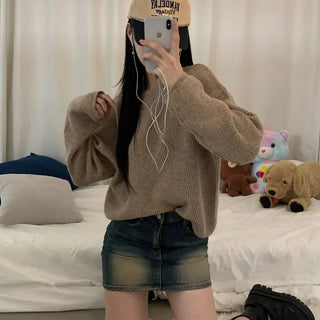 [Delicate/Pretty Colors!] Hazzi Mesh Long Sleeve Knit (5 colors)