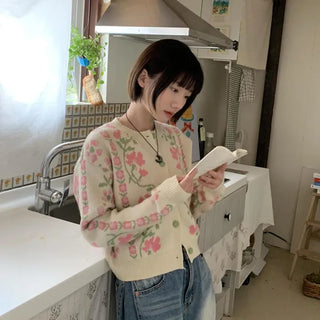 Grand Flower Cardigan