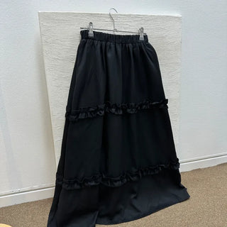 Blin Frill Tiered Long Skirt