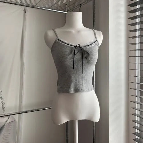 Ribbon Lace Sleeveless (3 colors)