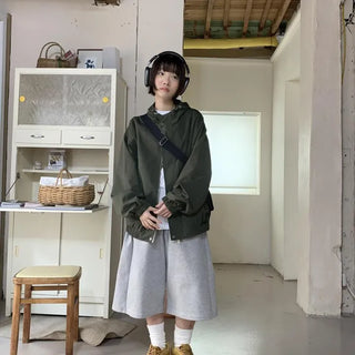 [UNISEX] Low Gorpcore Hooded Jumper
