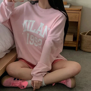 Milan Lettering Sweatshirt