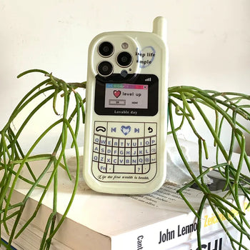 Level Up White Full Cover iPhone Case