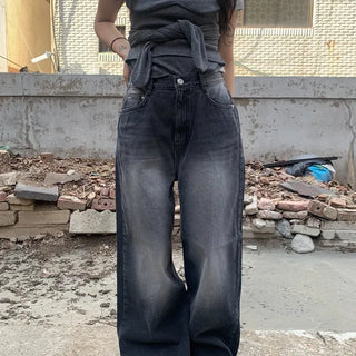 Button Wide Denim