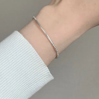 Ball Stick Layered Urethane Cord Banding Bracelet
