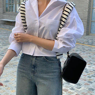 Naive Pocket Crop Shirt