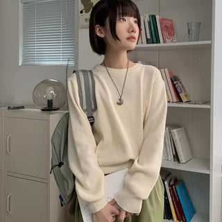 Mad U-neck long-sleeve knit