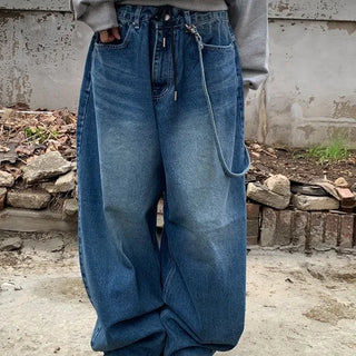 Chain Dark Blue Denim